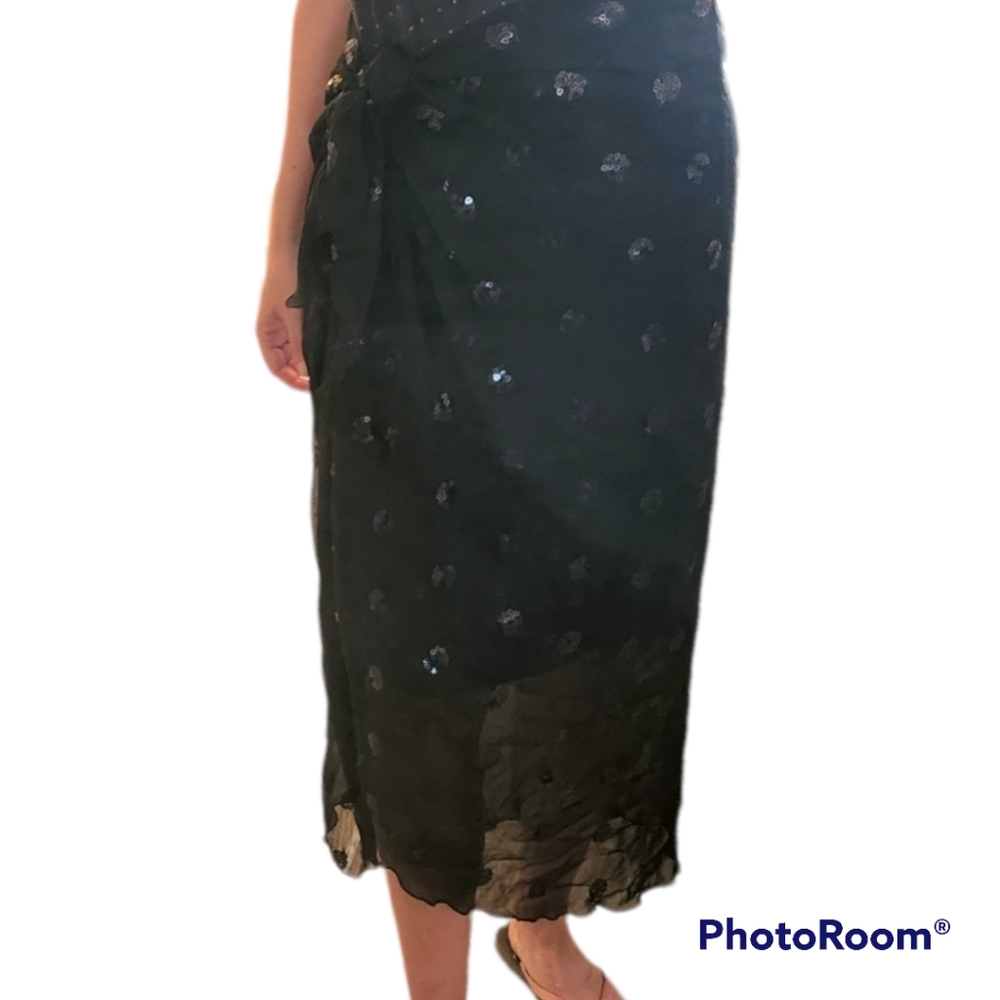Sarong pareo cover-up - Black OS